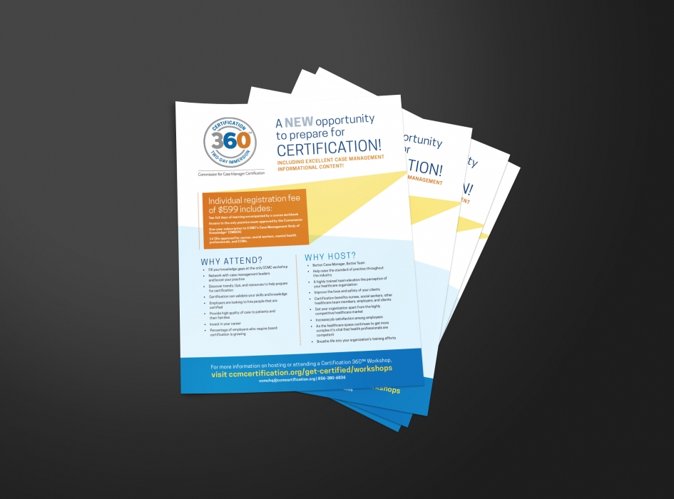 CCMC 360 Certification Flyer